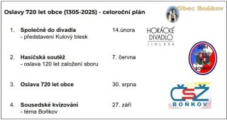 Oslava 720 let obce - 30.8.2025